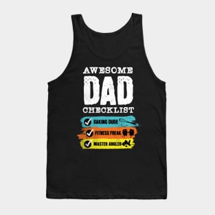 Awesome Dad Checklist Tank Top